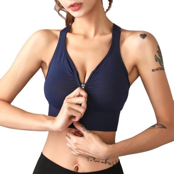 yoga outfit women's zip front sports bra with removable padded cups wireless post- racerback active bras zipper
yoga outfit women's zip front sports bra with removable padded cups wireless post- racerback active bras zipper