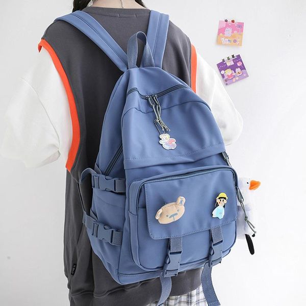 backpack hocodo solid color women canvas student cute school bag for teenage girls anti-theft female kawaii
backpack hocodo solid color women canvas student cute school bag for teenage girls anti-theft female kawaii