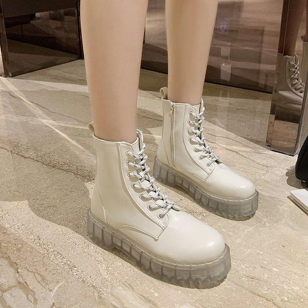 crystal bottom round boot women's autumn winter 2021 transparent head mid tube fashion casual short boots, Black
crystal bottom round boot women's autumn winter 2021 transparent head mid tube fashion casual short boots, Black