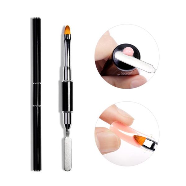 1pc dual head nail art brush acrylic uv gel extension builder drawing pen removal spatula stick manicures tools brushes, Yellow
1pc dual head nail art brush acrylic uv gel extension builder drawing pen removal spatula stick manicures tools brushes, Yellow