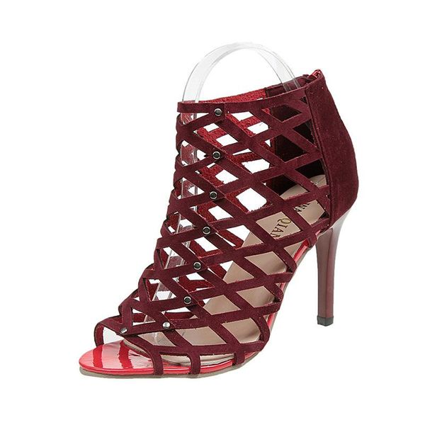 summer women gladiator high heels sandals open toe hollow out shoes ladies red thin party wedding plus size, Black
summer women gladiator high heels sandals open toe hollow out shoes ladies red thin party wedding plus size, Black
