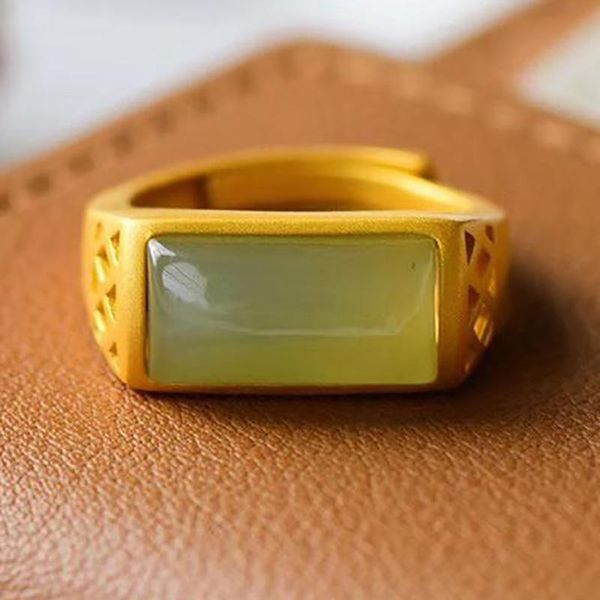 cluster rings silver inlaid natural hetian jade edge triangle pattern hollow high sense opening adjustable male and female couple ring, Golden;silver
cluster rings silver inlaid natural hetian jade edge triangle pattern hollow high sense opening adjustable male and female couple ring, Golden;silver