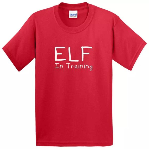 elf in training tshirt - kids girls boys t shirt fun xmas christmas stocking, White;black
elf in training tshirt - kids girls boys t shirt fun xmas christmas stocking, White;black