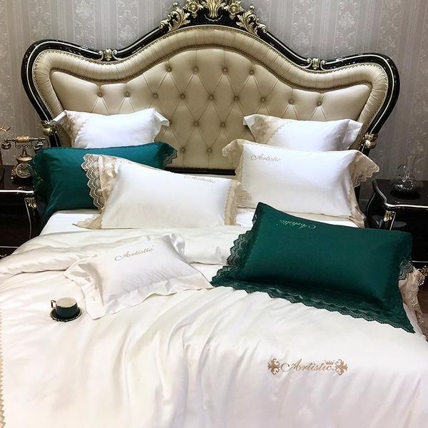 4pcs silk-cotton double bedding set king size duvet cover lace & purfle bed sheet bedspread pillow sets
4pcs silk-cotton double bedding set king size duvet cover lace & purfle bed sheet bedspread pillow sets