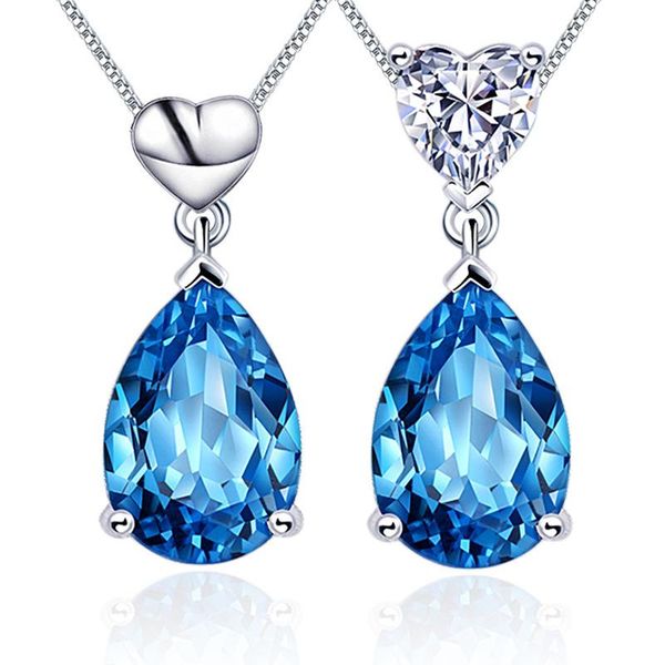 lover heart blue crystal zircon water drop pendant chains necklace for women girls goth kpop choker friends gift jewelery necklaces, Silver
lover heart blue crystal zircon water drop pendant chains necklace for women girls goth kpop choker friends gift jewelery necklaces, Silver