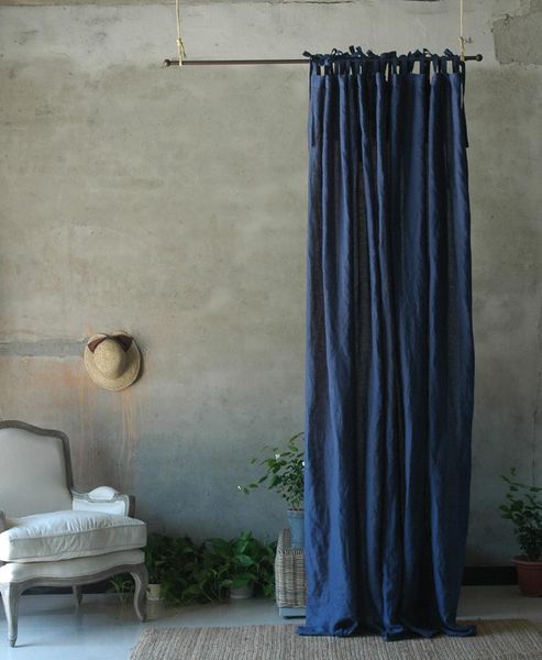 up grade 100% linen soft curtains semi-blackout ramie curtain norse yarn dark blue window drapes for living room bedroom &
up grade 100% linen soft curtains semi-blackout ramie curtain norse yarn dark blue window drapes for living room bedroom &
