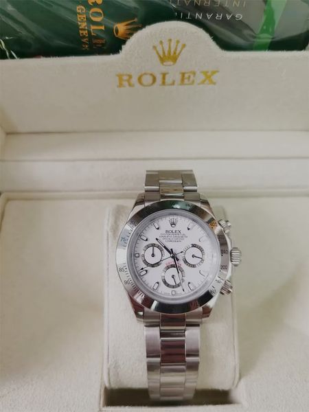 2021 with original box luxury automatic 2813 mechanical movement watch white dial watches men 116508 116520 116528 mens wristwatches, Slivery;brown
2021 with original box luxury automatic 2813 mechanical movement watch white dial watches men 116508 116520 116528 mens wristwatches, Slivery;brown