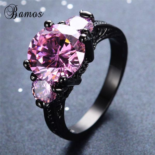 wedding rings bamos pink crystal ring zircon vintage black gold filled mimimalist jewelry for women engagement gift, Slivery;golden
wedding rings bamos pink crystal ring zircon vintage black gold filled mimimalist jewelry for women engagement gift, Slivery;golden