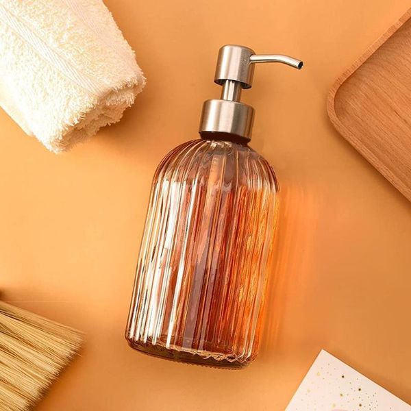 400ml liquid soap shower gel shampoo dispenser glass empty pump bottle container household merchandises bathroom products
400ml liquid soap shower gel shampoo dispenser glass empty pump bottle container household merchandises bathroom products