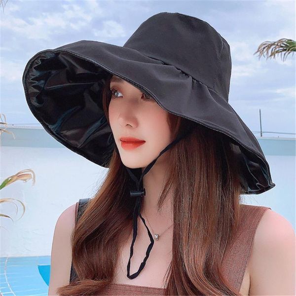 wide brim hats women's sun cap summer fashionable bucket hat foldable outing casual outdoor beach travel girl fishman adjustable, Blue;gray
wide brim hats women's sun cap summer fashionable bucket hat foldable outing casual outdoor beach travel girl fishman adjustable, Blue;gray