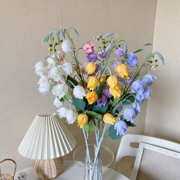 decorative flowers & wreaths 5pcs artificial campanula phoenix orchid bells silk home decoration furnishings accessories flower arrangement
decorative flowers & wreaths 5pcs artificial campanula phoenix orchid bells silk home decoration furnishings accessories flower arrangement