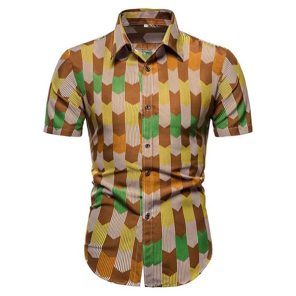 men's casual shirts summer harajuku shirt hawaiian print short sleeve for men slim fit button up male blouse chemise homme, White;black
men's casual shirts summer harajuku shirt hawaiian print short sleeve for men slim fit button up male blouse chemise homme, White;black