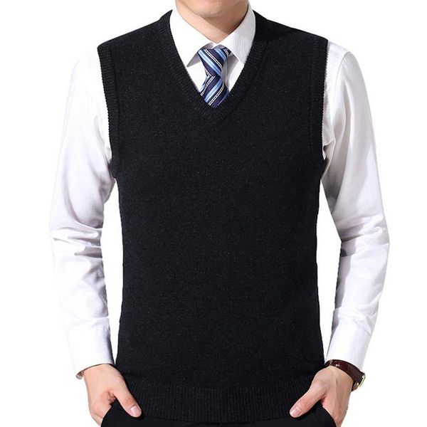 men's vests fashion men's sweater vest solid color wool casual pullover knit v-neck, Black;white
men's vests fashion men's sweater vest solid color wool casual pullover knit v-neck, Black;white