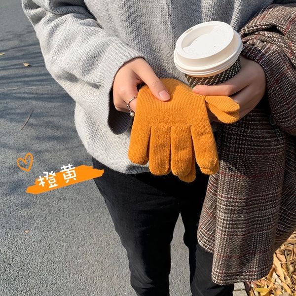tjbw korean ins touch screen female warm gloveswool mittens gloves winter solid color versatile student cute five finger wool knitting coup, Blue;gray
tjbw korean ins touch screen female warm gloveswool mittens gloves winter solid color versatile student cute five finger wool knitting coup, Blue;gray