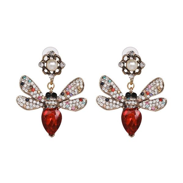 dangle & chandelier jujia 2 colors women's metal bee fashion earring jewelry female crystal for christmas gift statement, Silver
dangle & chandelier jujia 2 colors women's metal bee fashion earring jewelry female crystal for christmas gift statement, Silver