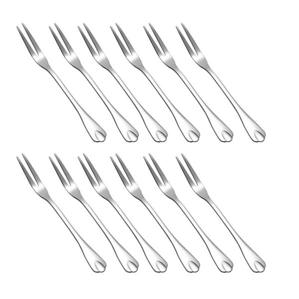 forks 12pcs stainless steel mini fruits dessert household kitchen gadget for home (silver)
forks 12pcs stainless steel mini fruits dessert household kitchen gadget for home (silver)