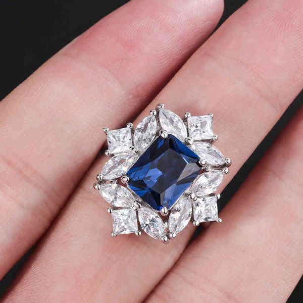 2021 luxury square petals noble aaa cubic zirconia adjustable rings for women fashion cute jewelry gift open live, Silver
2021 luxury square petals noble aaa cubic zirconia adjustable rings for women fashion cute jewelry gift open live, Silver