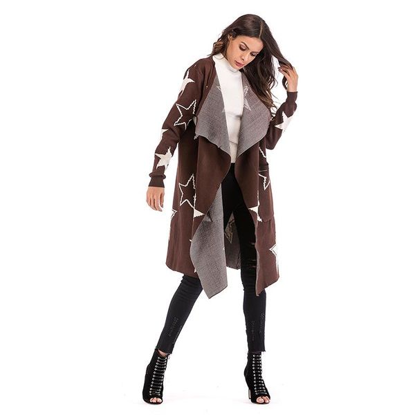 women's knits & tees linchen knitted coat 2021 autumn and winter loose lazy star cardigan long sweater trending sleeve, White
women's knits & tees linchen knitted coat 2021 autumn and winter loose lazy star cardigan long sweater trending sleeve, White
