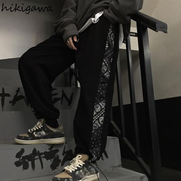 women's pants & capris hikigawa drawstring clothes women vintage loose trousers straight men elastic waist pant female joggers, Black;white
women's pants & capris hikigawa drawstring clothes women vintage loose trousers straight men elastic waist pant female joggers, Black;white