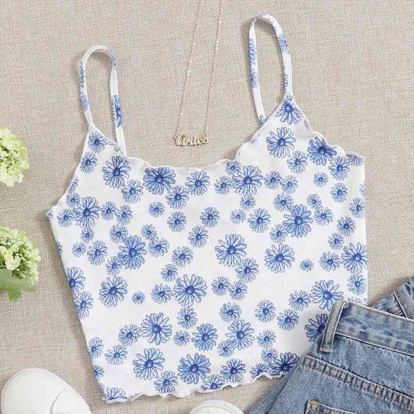 floral print ruched sleeveless womens cami crop spaghetti strap breathable camisole casual sweet exposed umbilical y2k, White
floral print ruched sleeveless womens cami crop spaghetti strap breathable camisole casual sweet exposed umbilical y2k, White