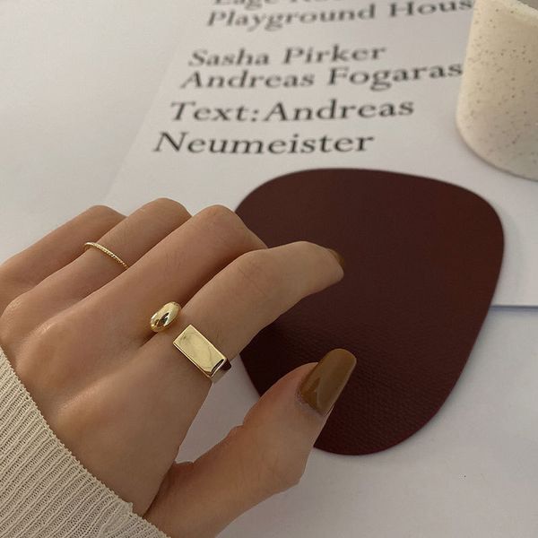 south korea east gate simple cold wind metal geometric opening female minority dign index finger ring, Silver
south korea east gate simple cold wind metal geometric opening female minority dign index finger ring, Silver