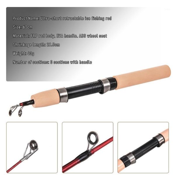 boat fishing rods 60/62/65cm mini ice rod portable river shrimp carp fiberglass fiber pole
boat fishing rods 60/62/65cm mini ice rod portable river shrimp carp fiberglass fiber pole