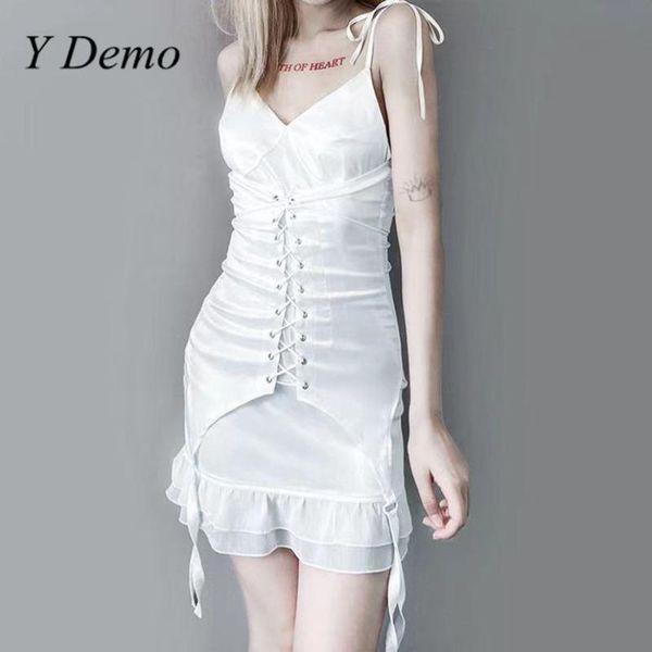 demo gothic lace up dress women casual white patchwork high waist v-neck spaghetti strap dresses female 2021 grunge girl, Black;gray
demo gothic lace up dress women casual white patchwork high waist v-neck spaghetti strap dresses female 2021 grunge girl, Black;gray