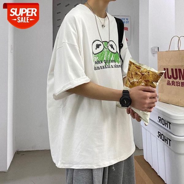 frog short-sleeved t-shirt men's summer tide brand ins hong kong style loose clothes trend half-sleeved #s20n, White;black
frog short-sleeved t-shirt men's summer tide brand ins hong kong style loose clothes trend half-sleeved #s20n, White;black