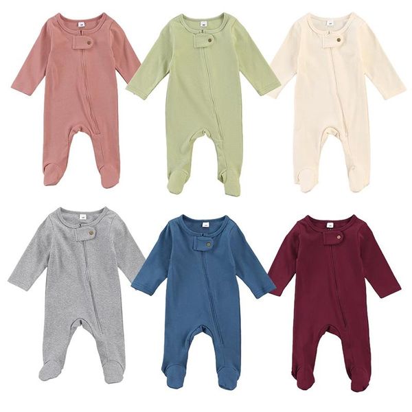 jumpsuits born infant toddler baby boy girl cotton romper clothes long sleeve zipper closure pajamas jumpsuit autumn winter, Blue
jumpsuits born infant toddler baby boy girl cotton romper clothes long sleeve zipper closure pajamas jumpsuit autumn winter, Blue