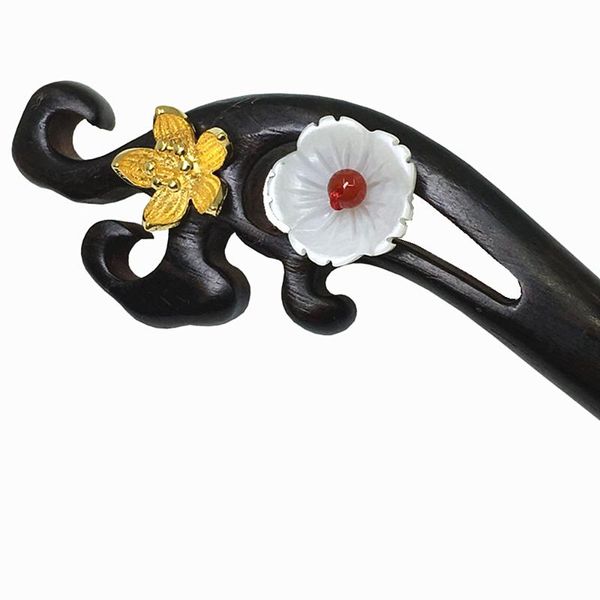 hair clips & barrettes 2pc carved ebony stick shell plum flower sticks chinese style jewelry pin wooden accessories fork wigo0946, Golden;silver
hair clips & barrettes 2pc carved ebony stick shell plum flower sticks chinese style jewelry pin wooden accessories fork wigo0946, Golden;silver
