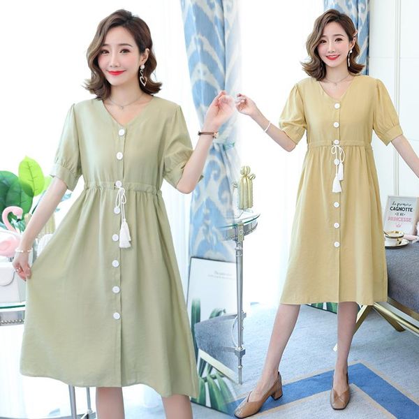 maternity dresses 8530# dress summer v neck short sleeve easy matching loose stylish for pregnant women mom, White
maternity dresses 8530# dress summer v neck short sleeve easy matching loose stylish for pregnant women mom, White