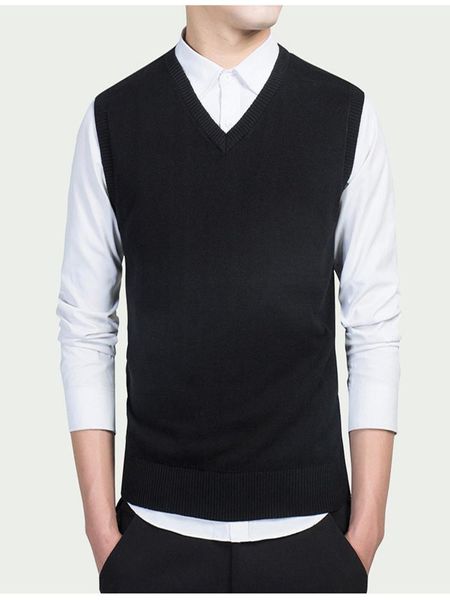 men's vests wool v-neck vest sweaters autumn spring warm sleeveless solid slim fit clothes knitted cotton casual fashion male coat, Black;white
men's vests wool v-neck vest sweaters autumn spring warm sleeveless solid slim fit clothes knitted cotton casual fashion male coat, Black;white