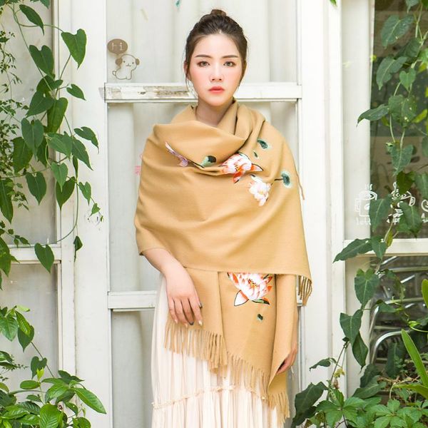 scarves winter scarf women embroidery cashmere pashmina shawl fashion and shawls for oversize blanket, Blue;gray
scarves winter scarf women embroidery cashmere pashmina shawl fashion and shawls for oversize blanket, Blue;gray
