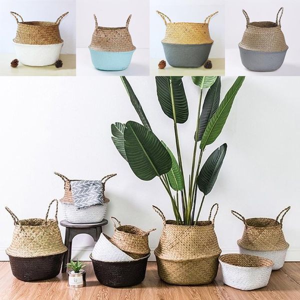 storage baskets xs-xl household foldable natural seaweed woven pot garden flower vase hanging basket home decor planter
storage baskets xs-xl household foldable natural seaweed woven pot garden flower vase hanging basket home decor planter