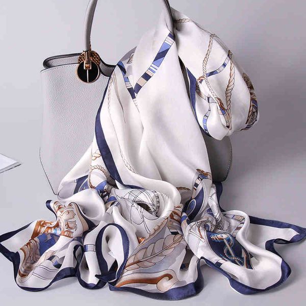 100% real scarf women echarpe 2021 hangzhou pure shawls and wraps for ladies foulard printed natural long silk scarves, Blue;gray
100% real scarf women echarpe 2021 hangzhou pure shawls and wraps for ladies foulard printed natural long silk scarves, Blue;gray