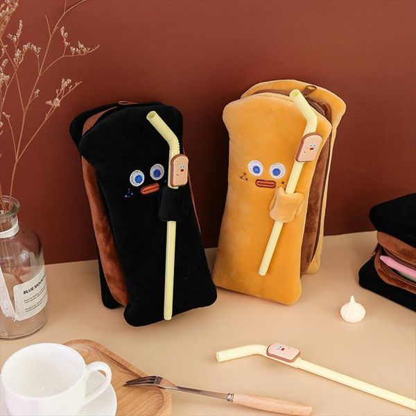 toast pencil case student cosmetic bags large capacity pen box korea soft plush stationery pouch girls bread organizer holder
toast pencil case student cosmetic bags large capacity pen box korea soft plush stationery pouch girls bread organizer holder