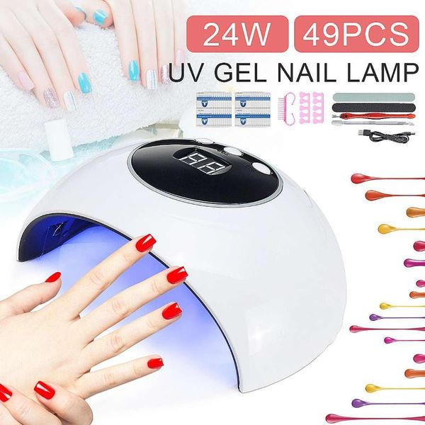 smart nails curing 9 led lamp kit nail light dryer uv gel file pusher horn brush art tool set kits
smart nails curing 9 led lamp kit nail light dryer uv gel file pusher horn brush art tool set kits