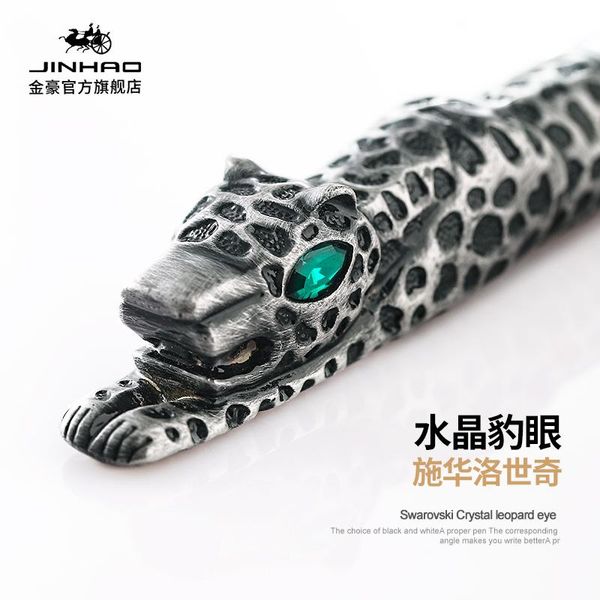fountain pens jinhao promotion leopard series pen gold/gray with green eyes art curved nib calligraphy business supplies writing
fountain pens jinhao promotion leopard series pen gold/gray with green eyes art curved nib calligraphy business supplies writing