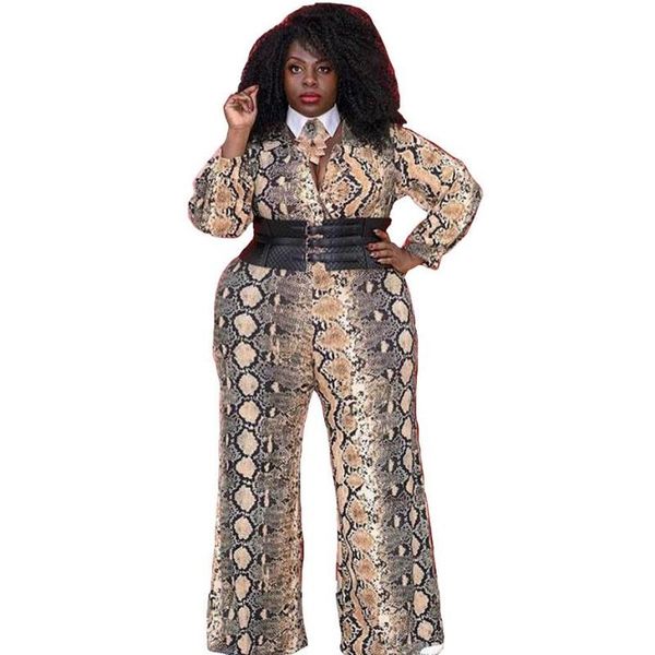 women's jumpsuits & rompers beach style big size snake print women high waist wide leg pants loose casual v-neck, Black;white
women's jumpsuits & rompers beach style big size snake print women high waist wide leg pants loose casual v-neck, Black;white
