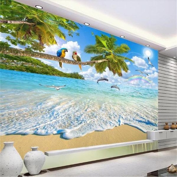 custom 3d po wallpaper mural room sofa tv backdrop living coconut dolphin bay natural scenery picture wallpapers
custom 3d po wallpaper mural room sofa tv backdrop living coconut dolphin bay natural scenery picture wallpapers