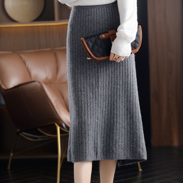 skirts autumn winter a-line hip wrap skirt thickened knitted medium length 100% pure wool skirt women, Black
skirts autumn winter a-line hip wrap skirt thickened knitted medium length 100% pure wool skirt women, Black