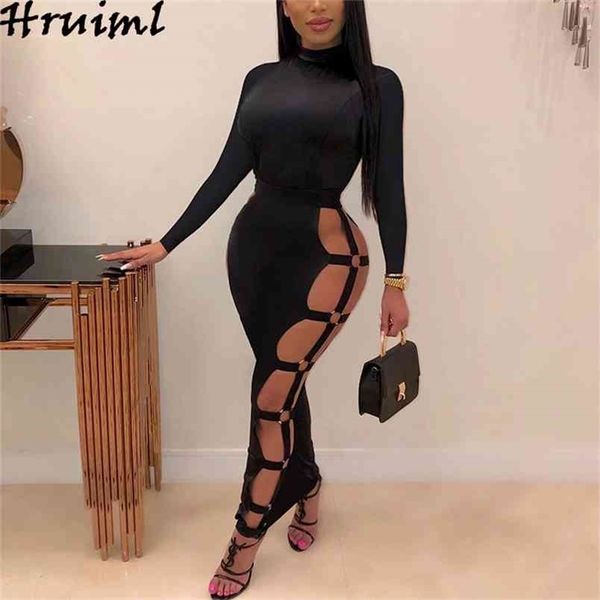 bodycon dress long autumn sleeve stand collar maxi es for women hollow out black party club skinny femme robe 210513, Black;gray
bodycon dress long autumn sleeve stand collar maxi es for women hollow out black party club skinny femme robe 210513, Black;gray