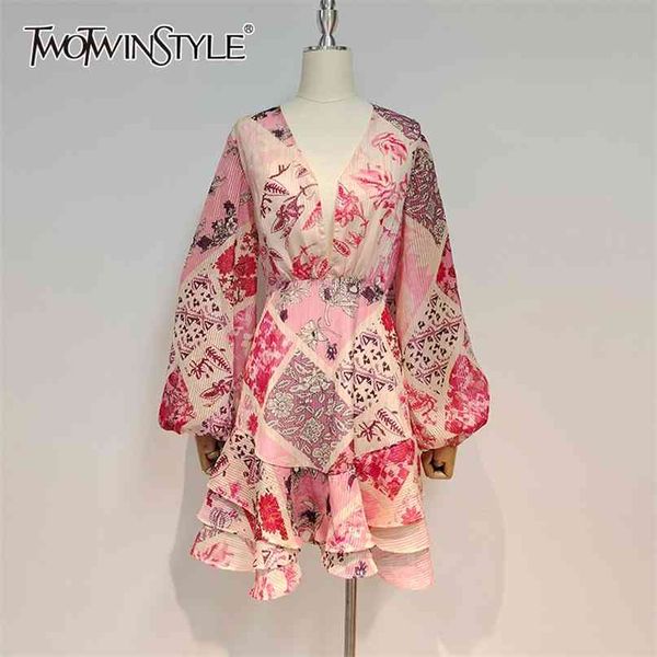 pink print vintage dress for women v neck lantern long sleeve high waist hit color mini dresses female summer style 210520, Black;gray
pink print vintage dress for women v neck lantern long sleeve high waist hit color mini dresses female summer style 210520, Black;gray