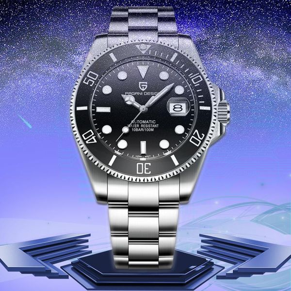 wristwatches pagani design stainless steel waterproof sapphire watches men mechanical business automatic watch, Slivery;brown
wristwatches pagani design stainless steel waterproof sapphire watches men mechanical business automatic watch, Slivery;brown