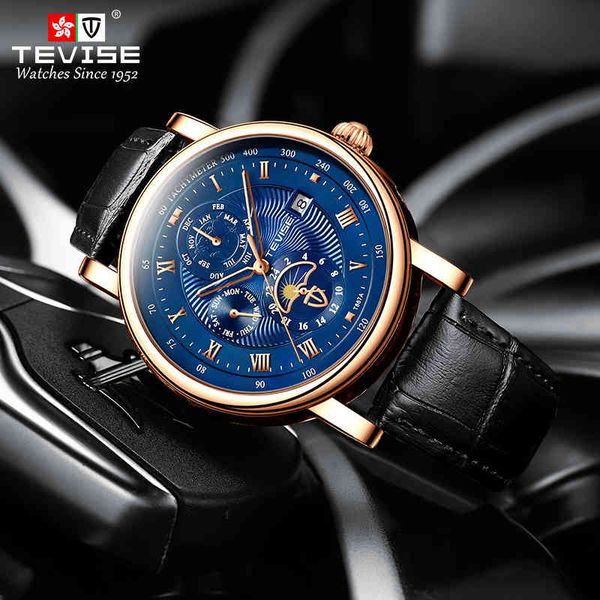 tevise 2021 business automatic mechanical clock for men fashion luxury tours sport man s relogio masculino, Slivery;brown
tevise 2021 business automatic mechanical clock for men fashion luxury tours sport man s relogio masculino, Slivery;brown