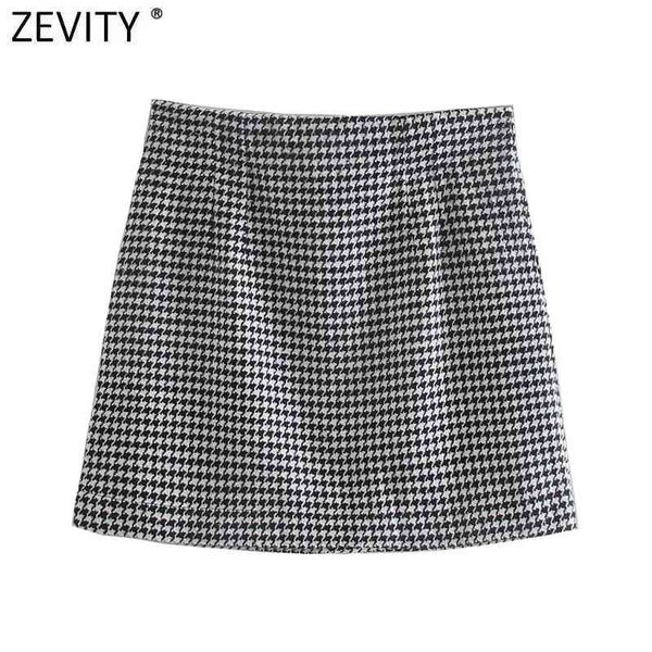 zevity women vintage houndstooth plaid print casual slim mini skirt faldas mujer ladies back zipper chic a line vestidos qun766 210419, Black
zevity women vintage houndstooth plaid print casual slim mini skirt faldas mujer ladies back zipper chic a line vestidos qun766 210419, Black