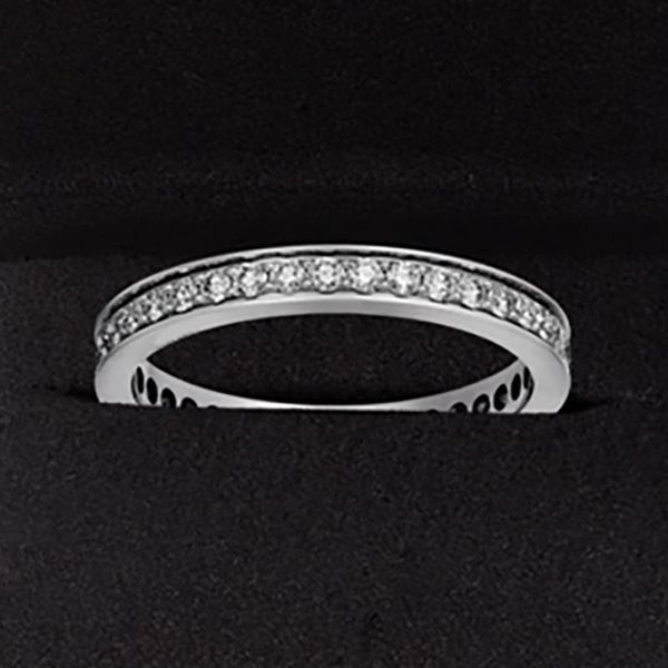 au585 white gold ring women wedding anniversary engagement party 1 row round moissanite diamond elegant trendy cute cluster rings, Golden;silver
au585 white gold ring women wedding anniversary engagement party 1 row round moissanite diamond elegant trendy cute cluster rings, Golden;silver