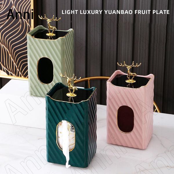 tissue boxes & napkins creative gild deer ceramic european modern golden stroke ripple texture vertical paper towel storage box home decor
tissue boxes & napkins creative gild deer ceramic european modern golden stroke ripple texture vertical paper towel storage box home decor