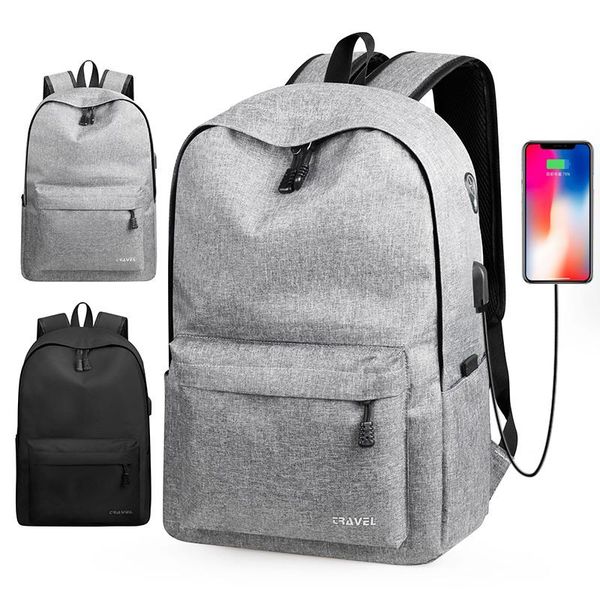 backpack leisure school usb charging gray convenient men's multifunctional waterproof travel business bag for laptop
backpack leisure school usb charging gray convenient men's multifunctional waterproof travel business bag for laptop