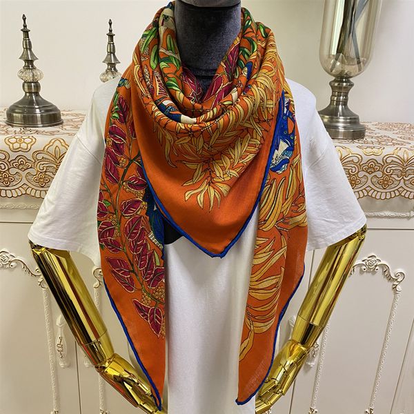 women's scarf 50% silk 50% wool material orange color print letters flowers patten square scarves for women size 130cm -130cm, Blue;gray
women's scarf 50% silk 50% wool material orange color print letters flowers patten square scarves for women size 130cm -130cm, Blue;gray